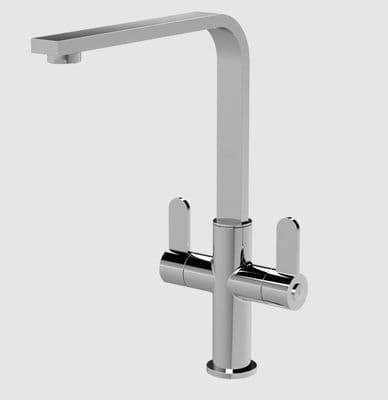 Nuie Churni Mono Dual Lever Kitchen Tap Chrome KCH305DL