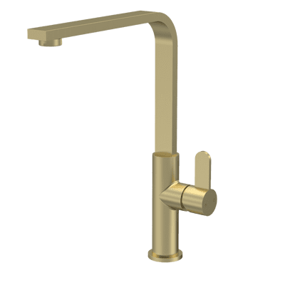 Nuie Churni Mono Single Lever Kitchen Tap Brushed Brass KCH805SL
