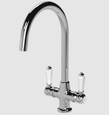 Nuie Cruciform Sink Mixer Kitchen Tap Chrome KB304