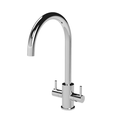 Nuie Lachen Mono Dual Lever Kitchen Tap Chrome KLA305DL