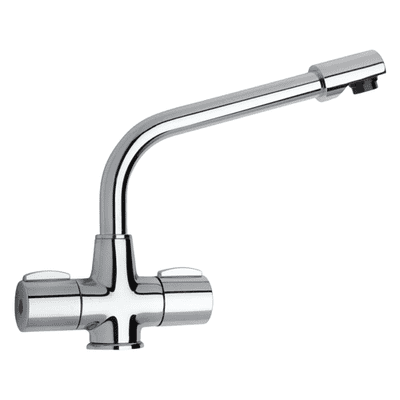 Paini Contemporary One Tap Hole Cruciform Quarter Turn Sink Mono Chrome 64CR545SE28PIA