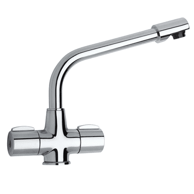 Paini Contemporary One Tap Hole Cruciform Quarter Turn Sink Mono Tap Beige 64BE545E28PIA