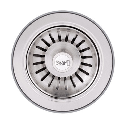 Thomas Denby 90mm Double Bowl Kit Brushed Steel TD2WBS