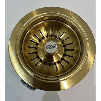 Thomas Denby 90mm Double Bowl Kit Regency Brushed Brass TD2WBB