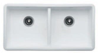 Thomas Denby Buxton Double Bowl White TBU900