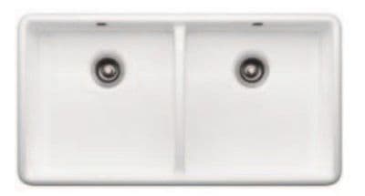 Thomas Denby Cotswold Double Bowl Ceramic Kitchen Sink TCT1000