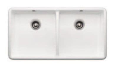 Thomas Denby Cumbria Double Bowl Ceramic Sink TCU1000