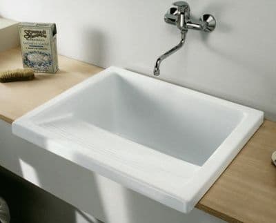 Thomas Denby Large Laundry Sink White CLL