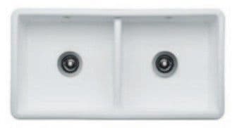 Thomas Denby Wessex Double Bowl White TWE900