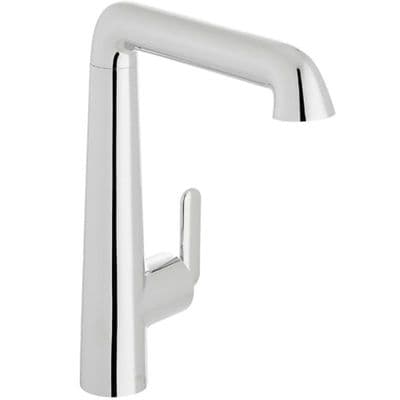 Vado Arrondi Kitchen Tap Mixer with Lever Handle Polished Chrome ARR-150-CP