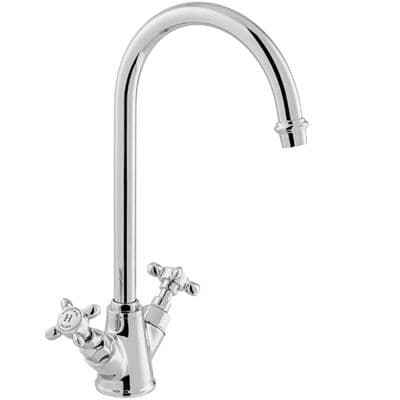 Vado Axbridge Kitchen Tap Mixer with Cross Handles Polished Chrome BC-AXB-150-CP