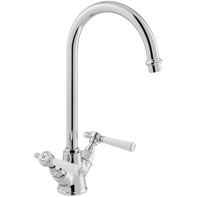 Vado Axbridge Kitchen Tap Mixer with Lever Handles Polished Chrome BC-AXB-250-CP
