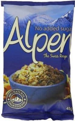 Alpen No Added Sugar Muesli - 45g sachet