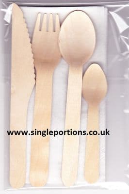 Cutlery - wooden - full size
