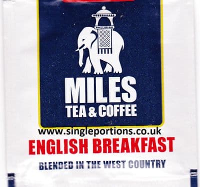 English Breakfast - tea bags - foil sealed - single portion