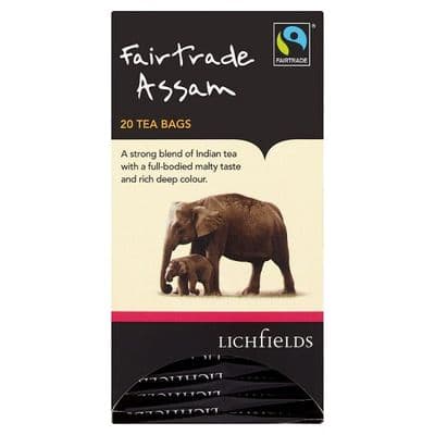 FAIRTRADE - Lichfields Assam teabags - bulk portions sachets online