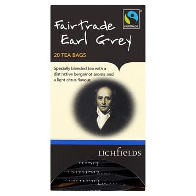 FAIRTRADE - Lichfields Earl Grey teabags - bulk portions sachets online