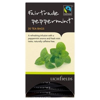 FAIRTRADE - Lichfields Peppermint teabags - bulk portions sachets online