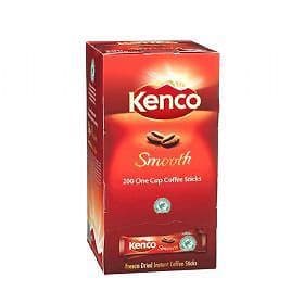 Kenco Smooth Coffee Sticks 200 single portions - BULK