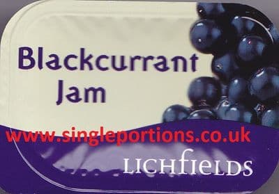 Lichfields - Blackcurrant Jam - single portions