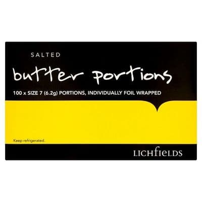 Lichfields  Pure Butter - BulkPortions - Full Box (100) 7g portions