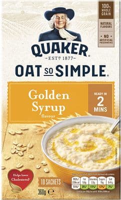 OatsoSimple - Porridge - 10 x sachet - Golden Syrup