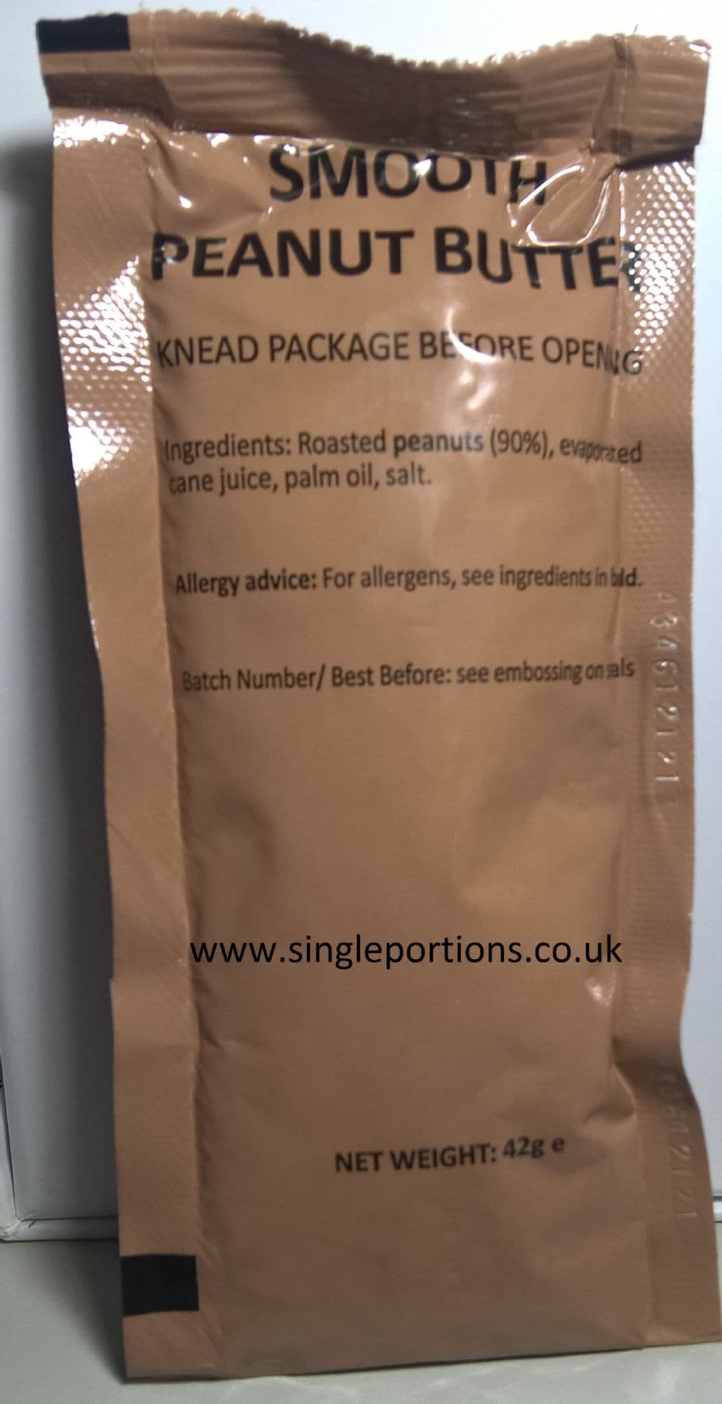 Peanut Butter single portion sachets