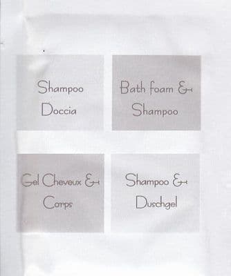 Shampoo & Bath Foam sachet