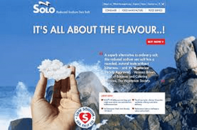 SOLO - Low Sodium - Sea Salt - bulk portion sachets
