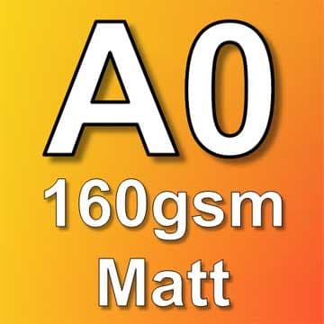 A0 Poster Printing 160gsm | A0 Printing from £11.00