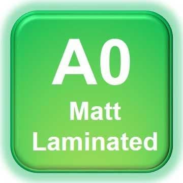 A0 Poster Printing with Matt Laminating