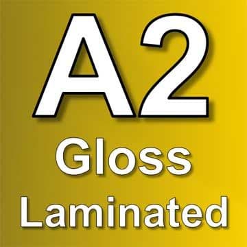 A2 Poster Printing with Gloss Laminating