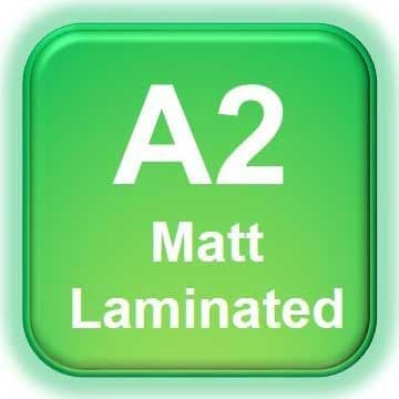 A2 Poster Printing with Matt Laminating