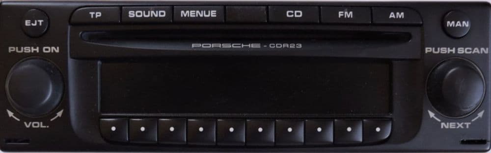 00-04 PORSCHE CDR 23 OEM BECKER BE6611 Classic Car RADIO CD 911 996 986 ...