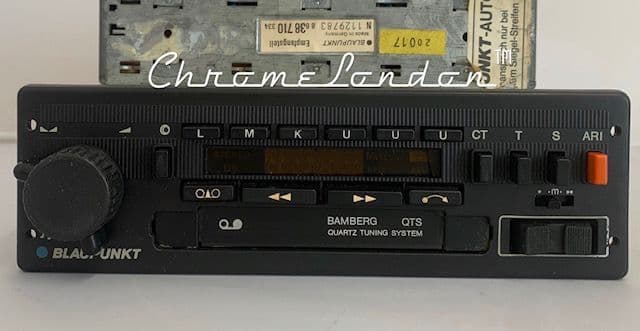 (81-84) BLAUPUNKT BAMBERG QTS Stereo Radio Cassette  PORSCHE 924 TURBO 911 930 928