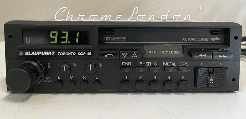 (85-88) BLAUPUNKT TORONTO SQR 45 Stereo Radio Cassette *MINT-WARRANTY* PORSCHE ASTON MARTIN