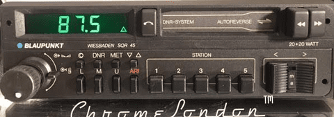 (85-88) BLAUPUNKT WIESBADEN SQR 45 Radio Cassette PORSCHE FERRARI ROLLS