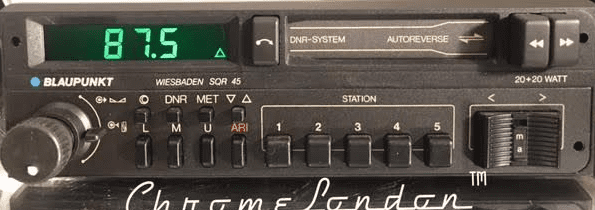 (85-88) BLAUPUNKT WIESBADEN SQR 45 Radio Cassette PORSCHE FERRARI ROLLS