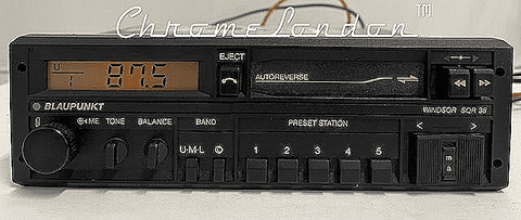 (85-88) BLAUPUNKT WINDSOR SQR 38 UK Radio Cassette PORSCHE MERCEDES FERRARI ROLLS