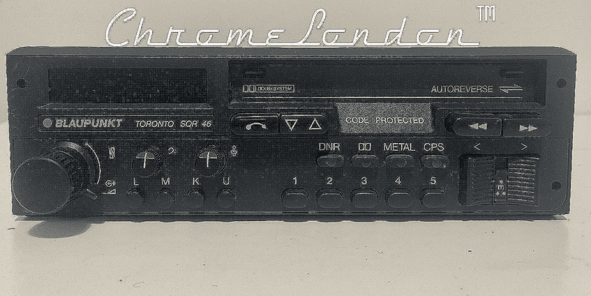 (86-89) BLAUPUNKT  TORONTO SQR 46 Vintage Radio Cassette PORSCHE 911 930 SC TARGA TURBO 924 928