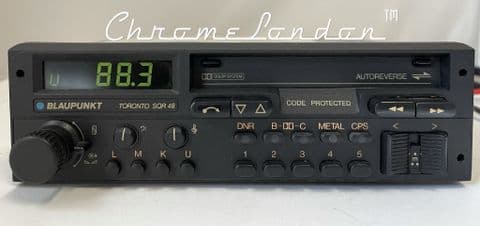 (87-89) BLAUPUNKT TORONTO SQR 48 Stereo Radio Cassette *MINT-WARRANTY* PORSCHE 911 AUDI MERCEDES