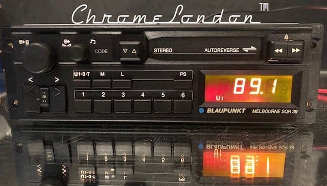 (89-93) BLAUPUNKT MELBOURNE SQR39 Stereo Radio Cassette MERCEDES 190E ROLLS FERRARI VW PORSCHE 911