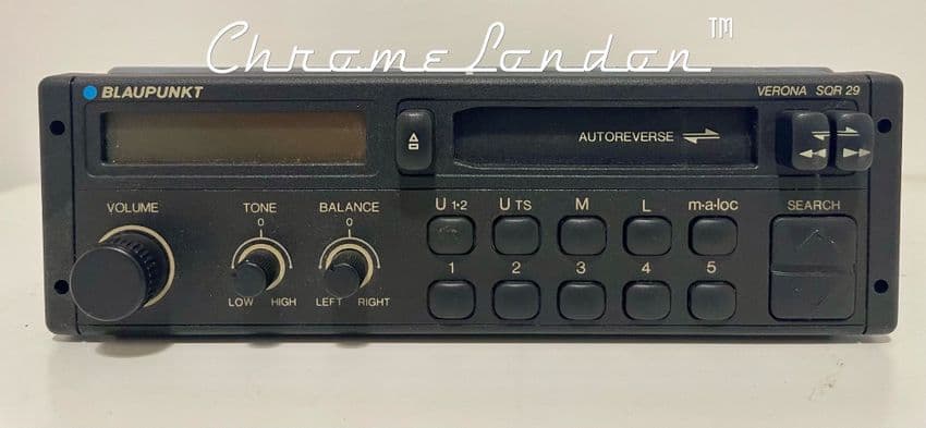 (89-93) NOS BLAUPUNKT VERONA SQR 29 Stereo Radio Cassette WARRANTY BMW MERCEDES