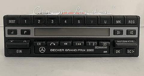 (89-94) BECKER GRAND PRIX ELECTRONIC Stereo radio cassette MERCEDES 129 107 SL 123 124 126 190e
