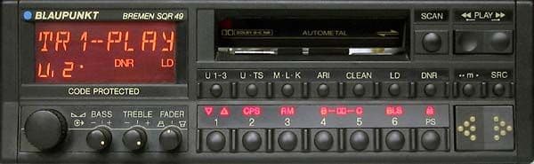 (89-94) BLAUPUNKT BREMEN SQR 49 Vintage Classic car Radio Cassette PORSCHE 964 911 FERRARI ROLLS