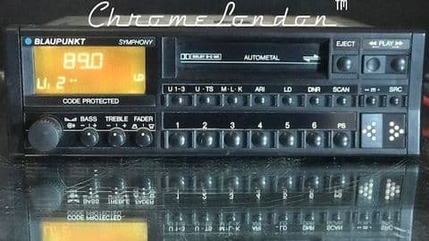 (89-94) BLAUPUNKT SYMPHONY VINTAGE RADIO CASSETTE PORSCHE 911 964 CARRERA TURBO