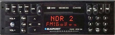 (92-96) BLAUPUNKT PARIS RCM 104 Vintage Classic Car FM Radio Cassette Ferrari Porsche Audi BMW (1)