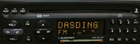 (93-96) BLAUPUNKT KIEL RD 126 STEREO Vintage Classic Car FM Radio CD PORSCHE 993, 968 . FERRARI 348