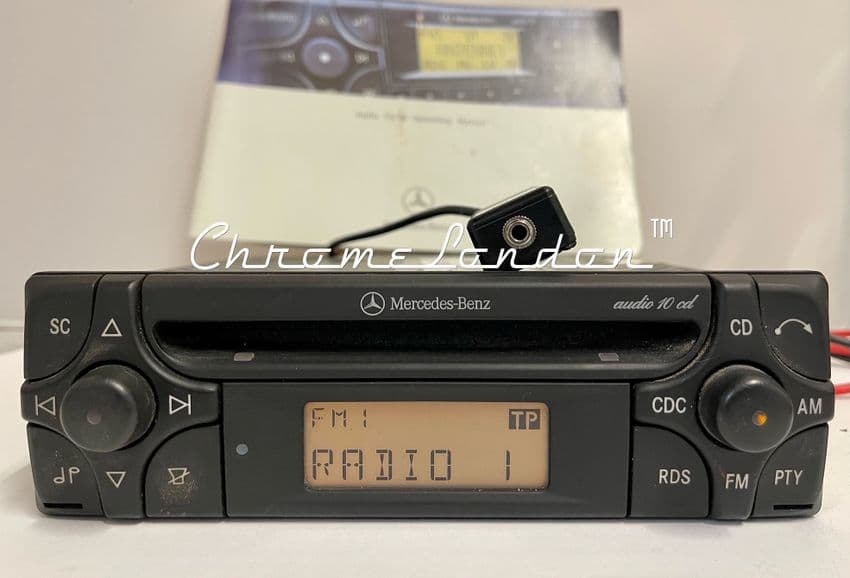 (98-02) MERCEDES-BENZ AUDIO 10 radio CD + FULL BLUETOOTH W124 R129 W126 SLK CLK 190E