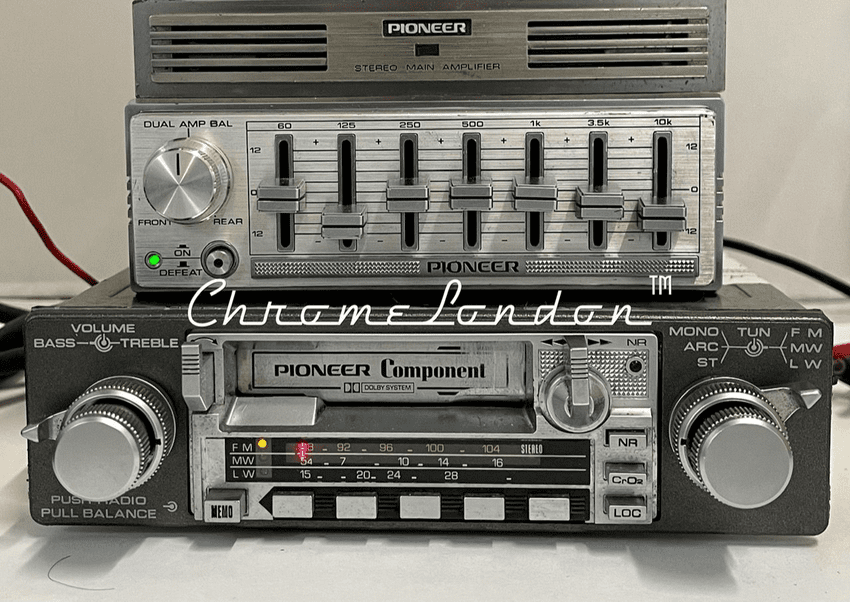 1982-85 PIONEER KEX-23  COMPONENT VINTAGE FM RADIO + 2xGM-4 STEREO AMP+EQUALISER
